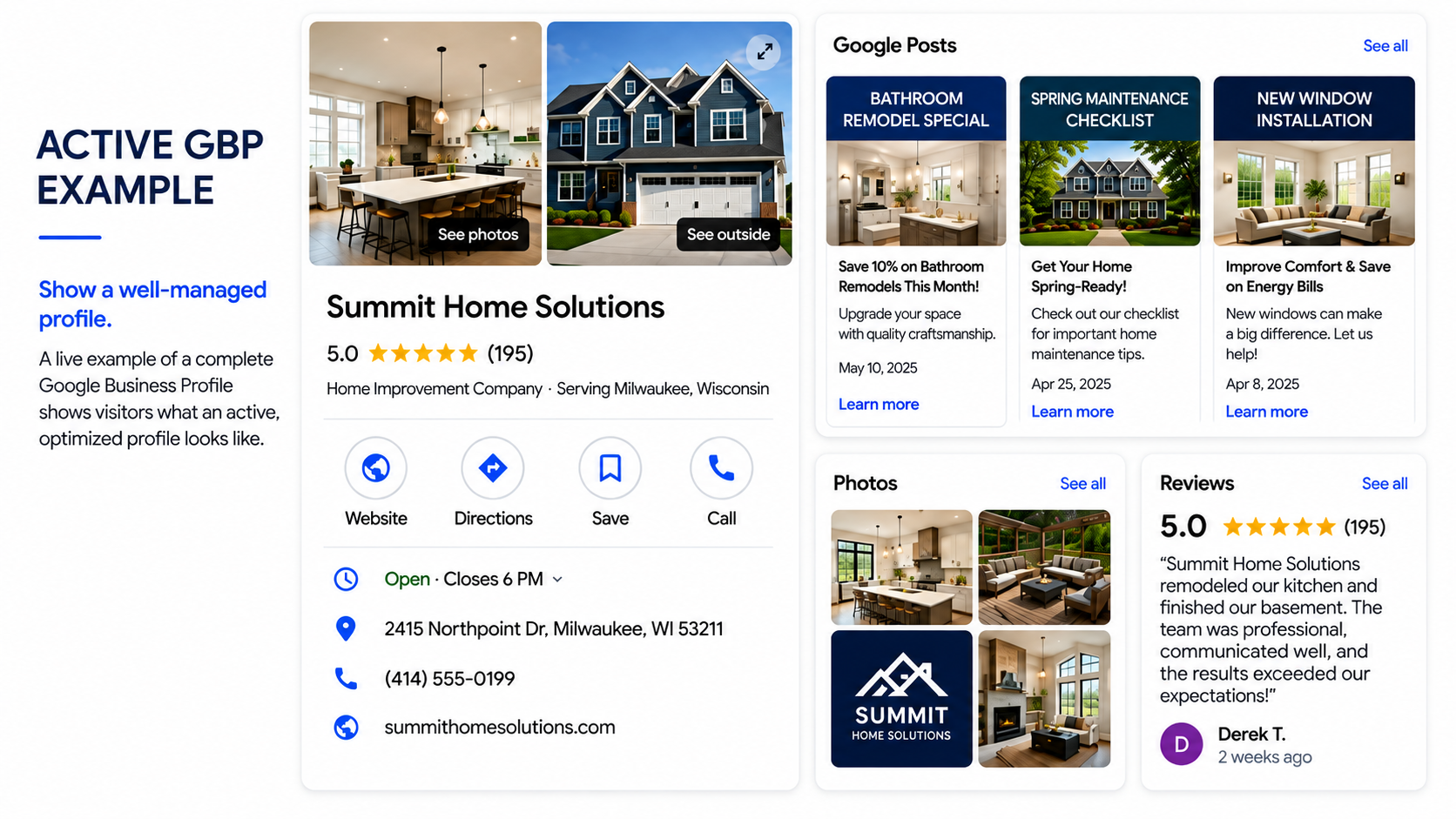 Local SEO visibility and performance illustration