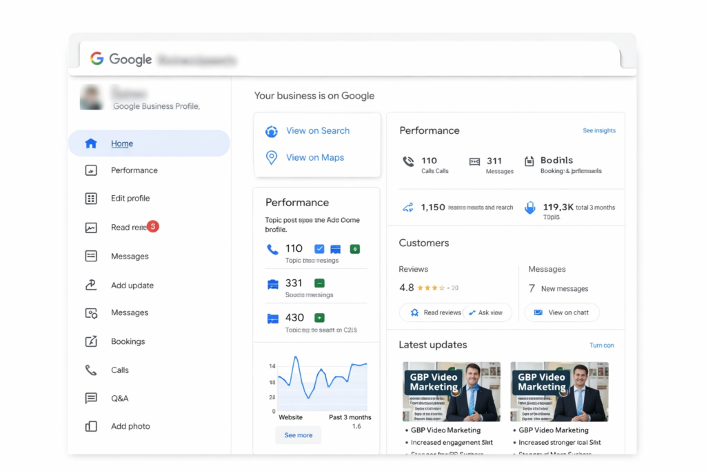 Google Business Profile Dashboard